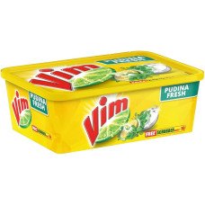 Vim Dishwash Bar Pudina Tub (Scrubber free), 500g