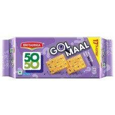 Britannia 50-50 Golmaal Light Crackers with Kaala Jeera Biscuits, 200g