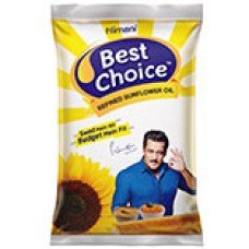 Himani Best Choice Refined Sunflower Oil Pouch, 850g