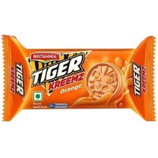 Britannia Tiger Kreemz Sandwich Biscuits - Orange, 30.2g